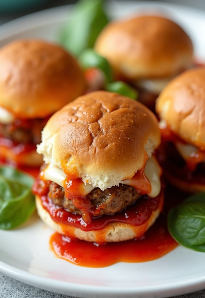 23 Easy Slider Recipes That Will Wow Your Guests (You'll Love #12!) - 8. Mini Meatball Sliders