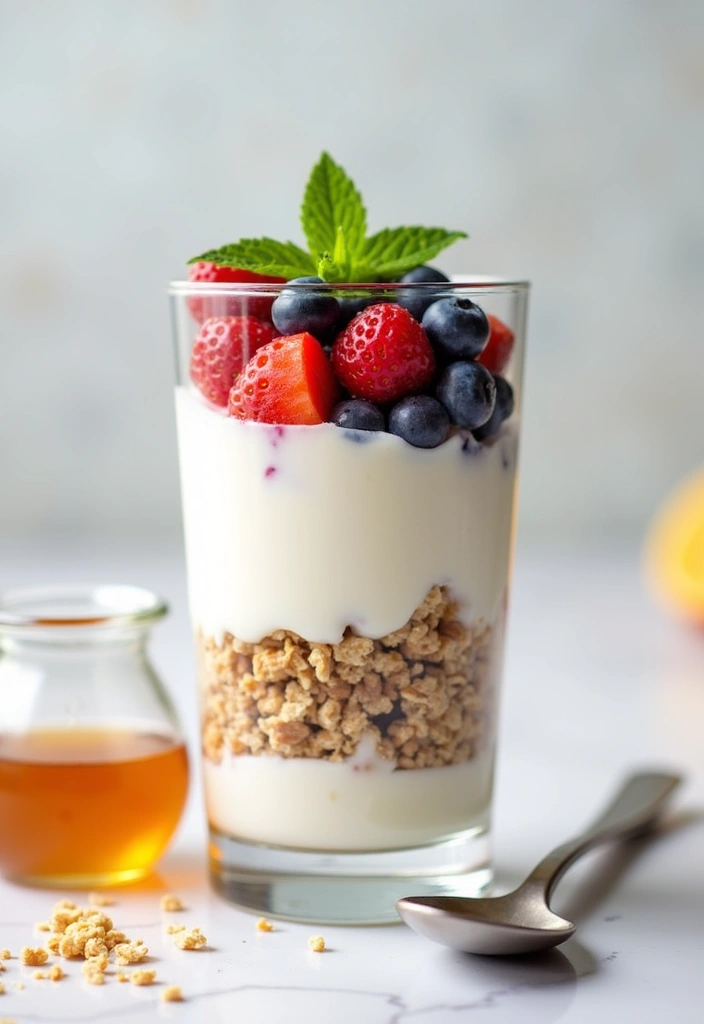 23 Low Calorie High Protein Meals That Aren't Chicken (You Won't Believe #5!) - 3. Greek Yogurt Parfait