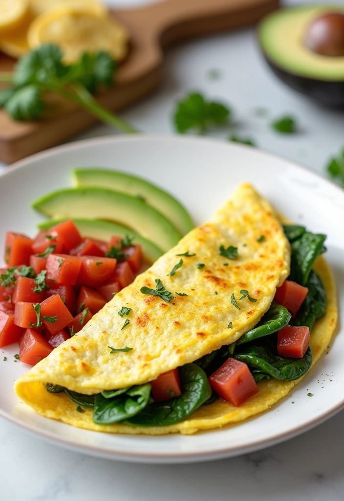 23 Low Calorie High Protein Meals That Aren't Chicken (You Won't Believe #5!) - 7. Egg White Omelet