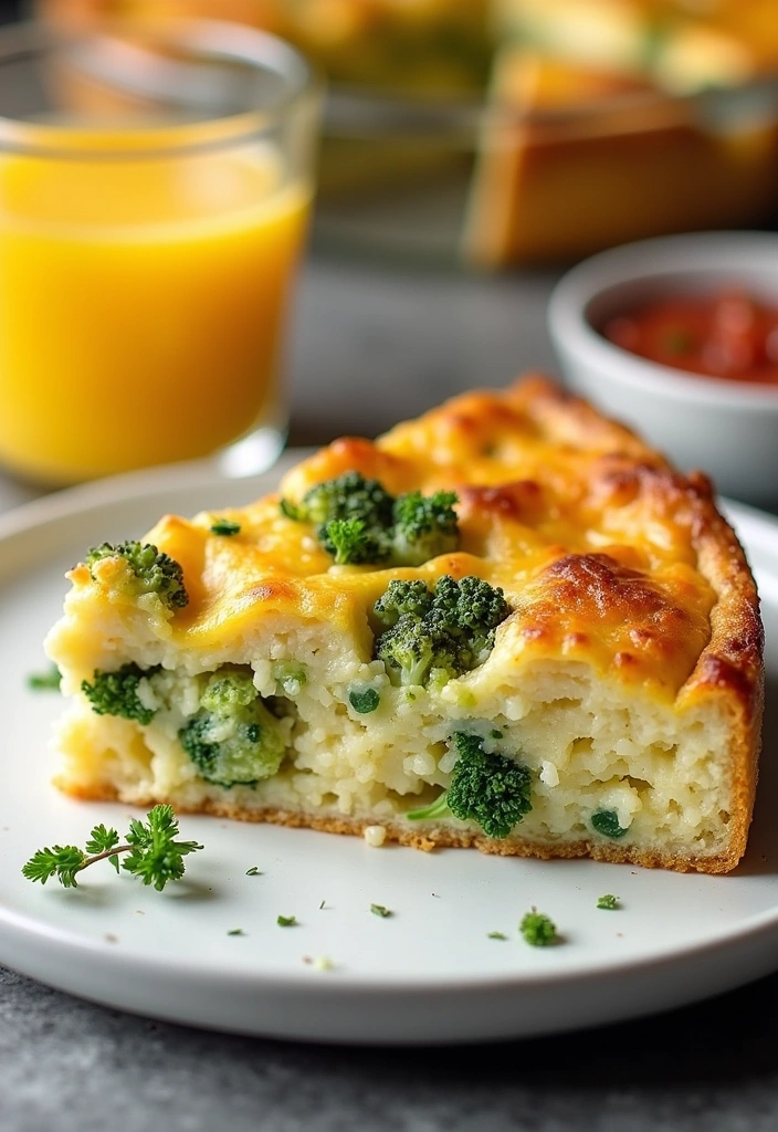 23 Ninja Foodi Cheesy Broccoli Chicken and Rice Recipes That Will Blow Your Mind! - 12. Cheesy Broccoli Chicken and Rice Frittata