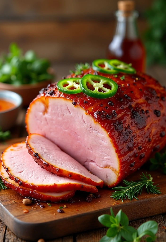 23 Simple Smoked Ham Recipes That'll Make You the Dinner MVP! - 2. Spicy Maple Smoked Ham