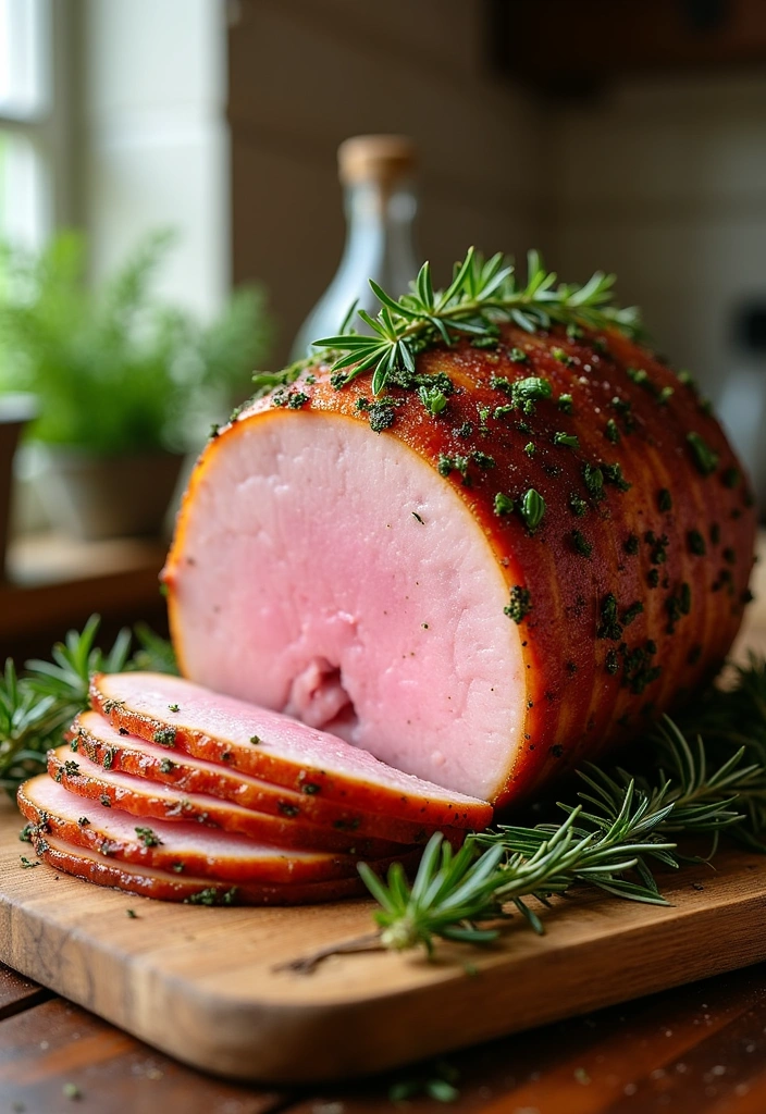 23 Simple Smoked Ham Recipes That'll Make You the Dinner MVP! - 7. Herb-Infused Smoked Ham