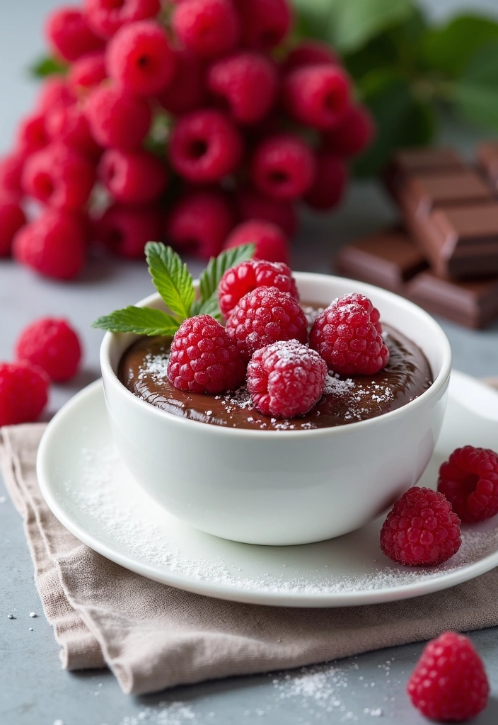 24 Chocolate Pudding Recipes That Will Make You Forget Store-Bought Forever! - 12. Chocolate Raspberry Pudding