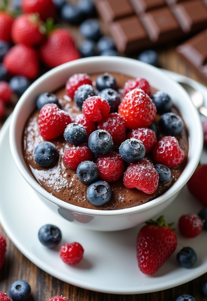 24 Chocolate Pudding Recipes That Will Make You Forget Store-Bought Forever! - 15. Chocolate Berry Pudding