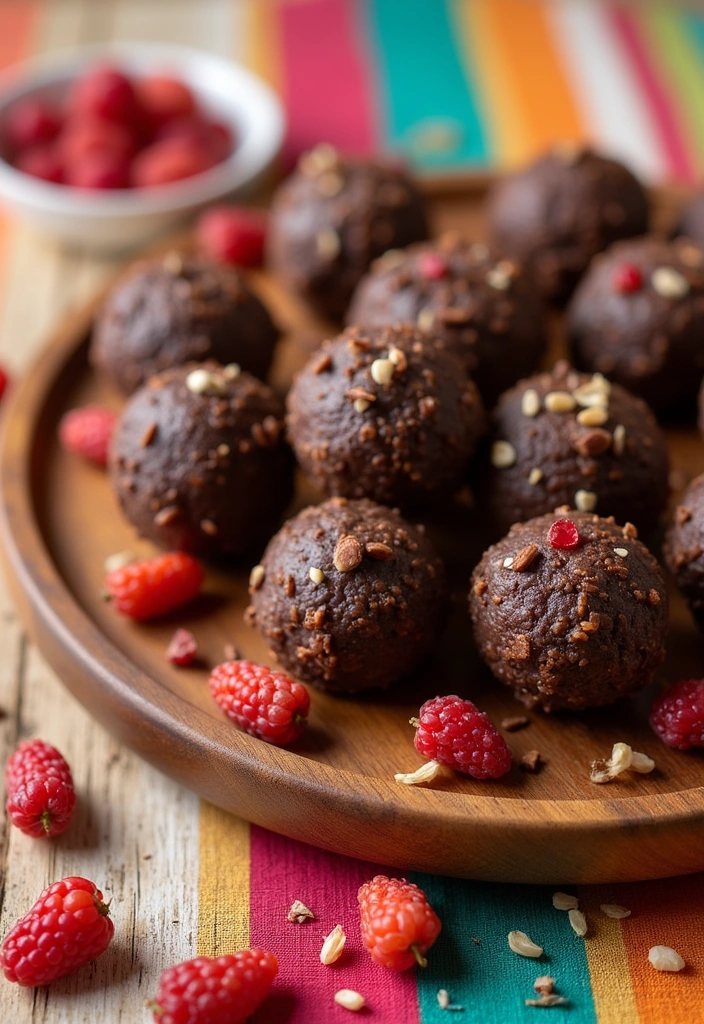 24 Chocolate Quinoa Bites That Will Make You Forget About Regular Desserts! - 14. Chocolate Quinoa Bites with Dried Fruits