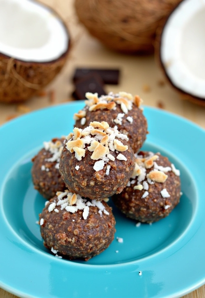 24 Chocolate Quinoa Bites That Will Make You Forget About Regular Desserts! - 3. Coconut Chocolate Quinoa Bites