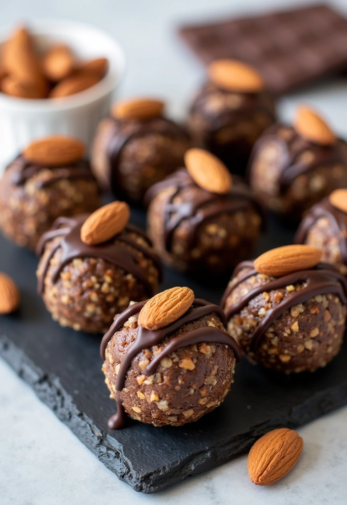 24 Chocolate Quinoa Bites That Will Make You Forget About Regular Desserts! - 5. Almond Joy Chocolate Quinoa Bites