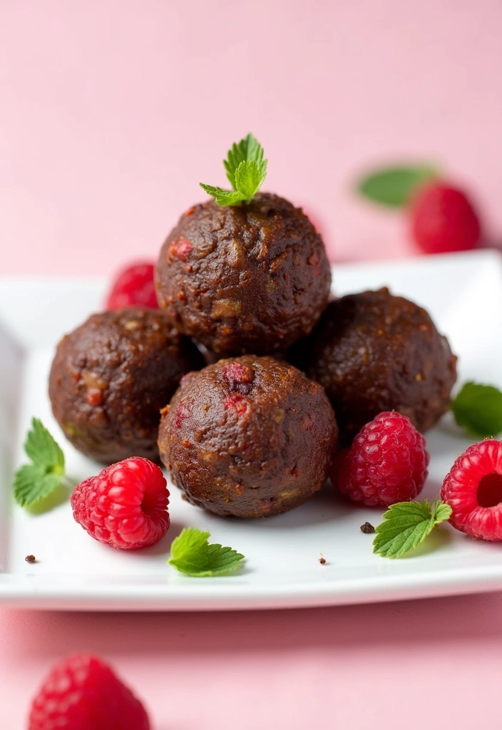 24 Chocolate Quinoa Bites That Will Make You Forget About Regular Desserts! - 7. Raspberry Chocolate Quinoa Bites