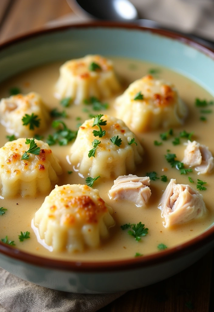 24 Homemade Chicken and Dumpling Ideas That'll Warm Your Soul! - 1. Classic Chicken and Dumplings