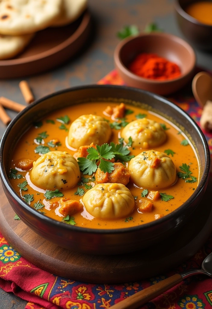 24 Homemade Chicken and Dumpling Ideas That'll Warm Your Soul! - 15. Indian Butter Chicken and Dumplings