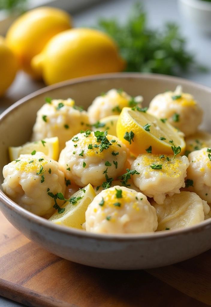 24 Homemade Chicken and Dumpling Ideas That'll Warm Your Soul! - 6. One-Pot Lemon Chicken and Dumplings