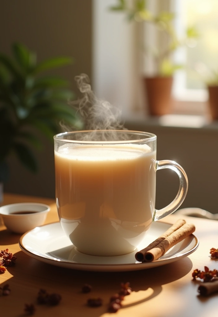 24 Homemade Vanilla Cinnamon Milk Tea Ideas That Will Warm Your Soul! - 1. Classic Vanilla Cinnamon Milk Tea