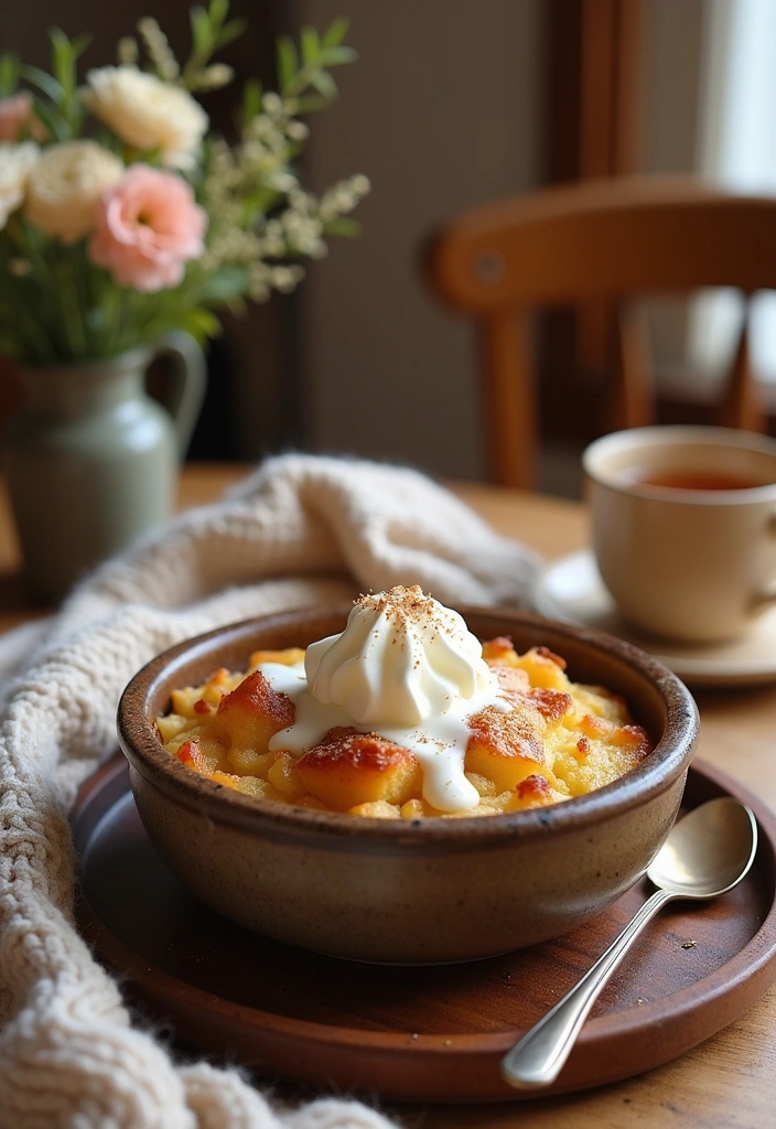 24 Homemade Vanilla Cinnamon Milk Tea Ideas That Will Warm Your Soul! - 12. Vanilla Cinnamon Milk Tea Bread Pudding