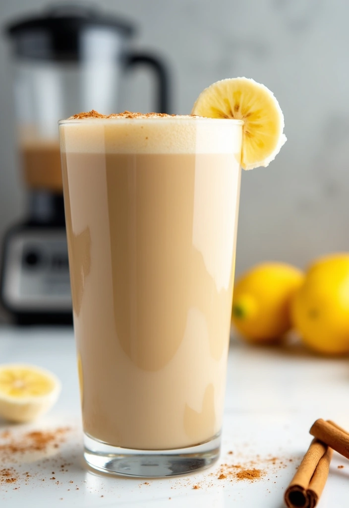 24 Homemade Vanilla Cinnamon Milk Tea Ideas That Will Warm Your Soul! - 4. Vanilla Cinnamon Milk Tea Smoothie