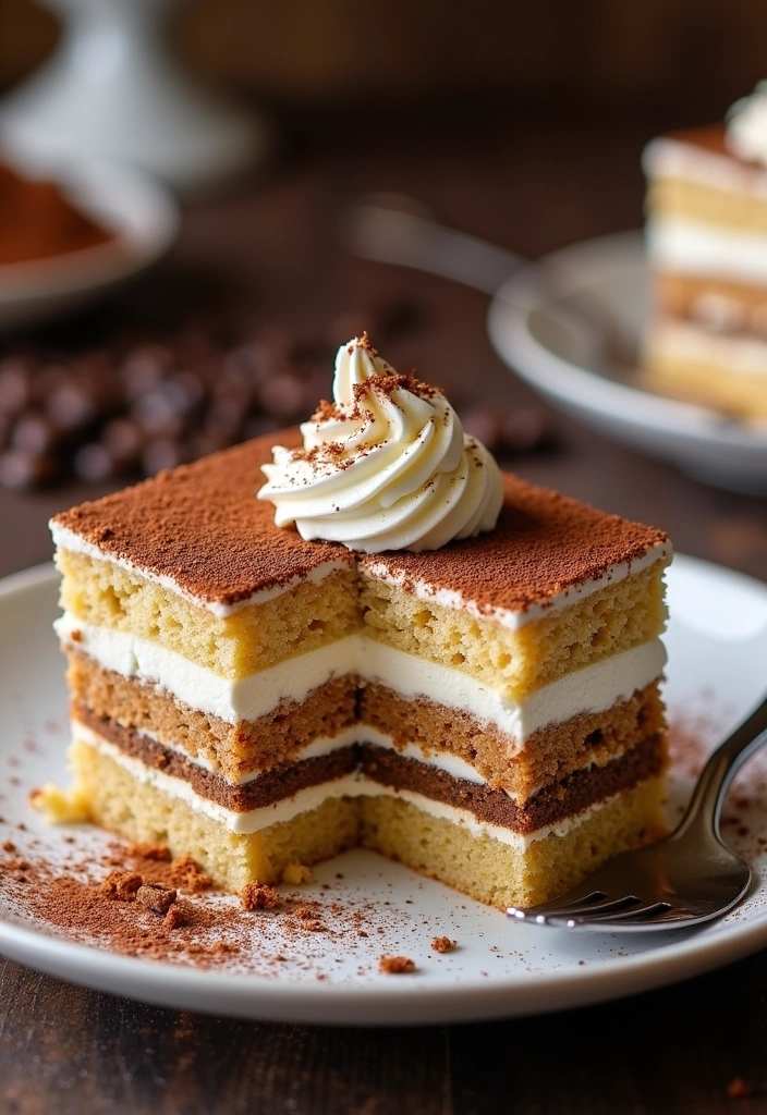 24 Irresistible Poke Cake Recipes That Will Make Your Taste Buds Dance! - 11. Tiramisu Poke Cake