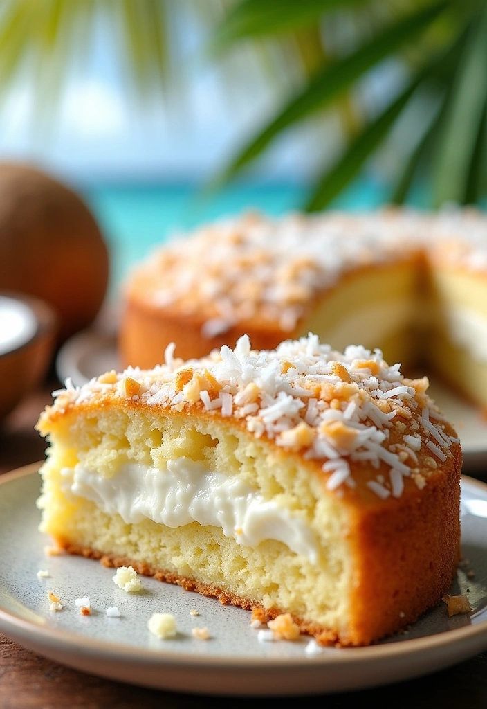 24 Irresistible Poke Cake Recipes That Will Make Your Taste Buds Dance! - 4. Coconut Poke Cake