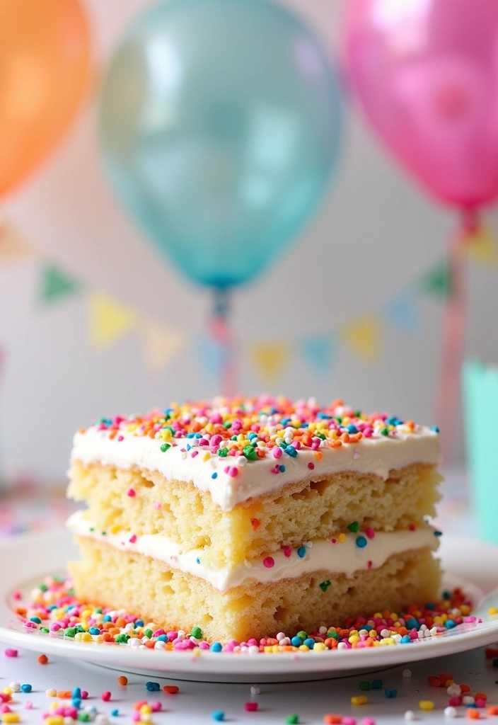 24 Irresistible Poke Cake Recipes That Will Make Your Taste Buds Dance! - 5. Funfetti Poke Cake