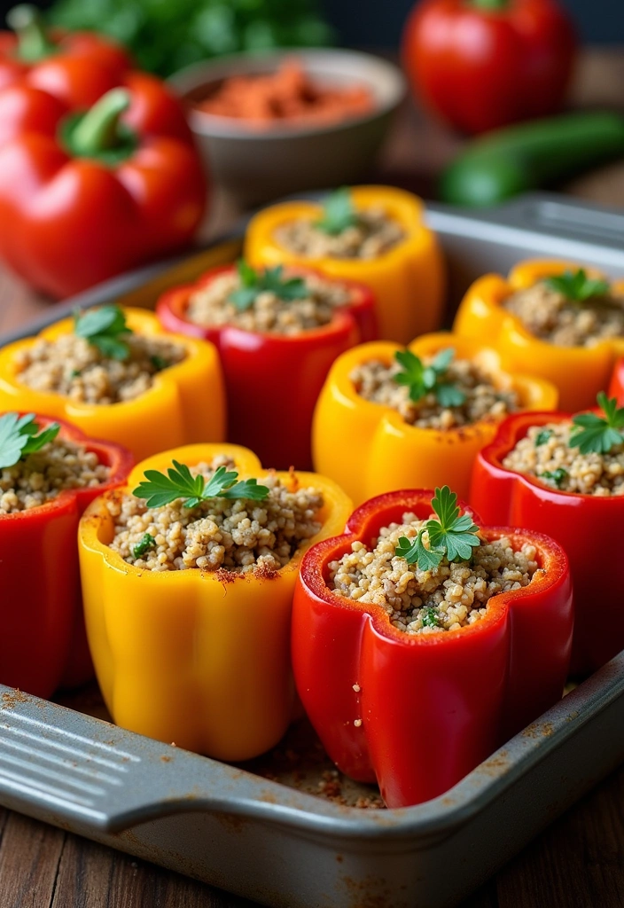 24 Original Recipes That Will Make Healthy Eating a Breeze (You Won't Believe #7!) - 13. Stuffed Bell Peppers