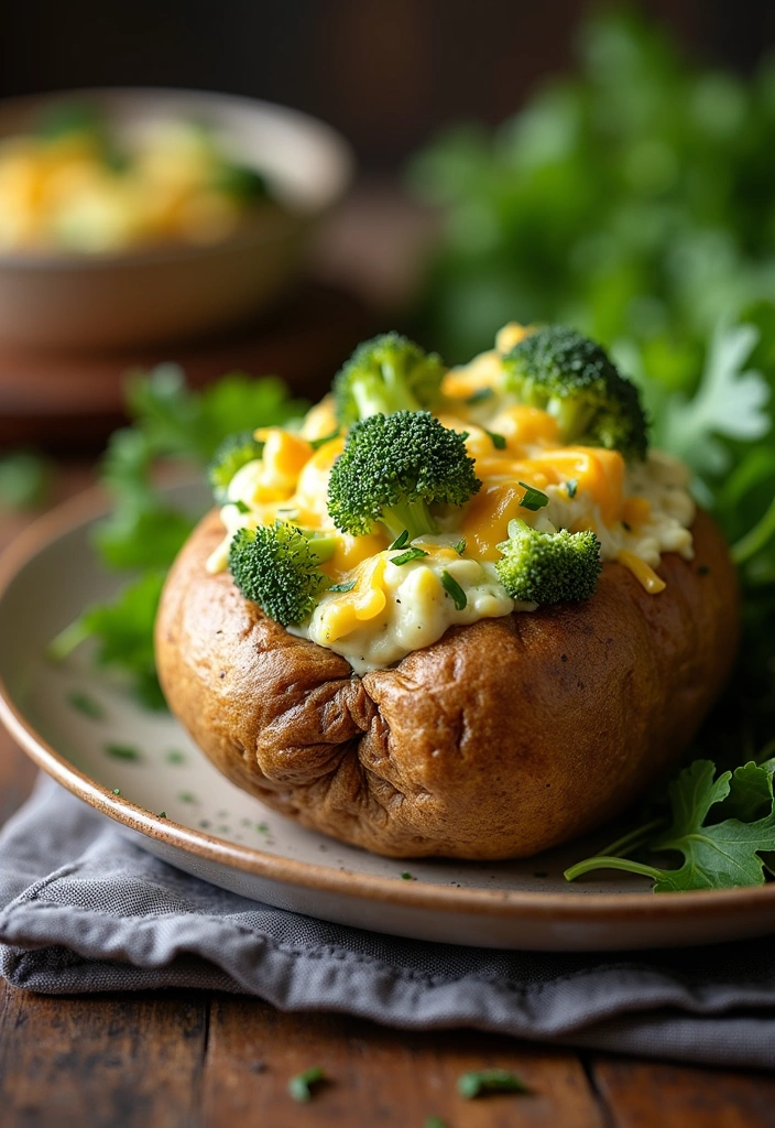 24 Original Recipes That Will Make Healthy Eating a Breeze (You Won't Believe #7!) - 17. Broccoli & Cheese Stuffed Potatoes