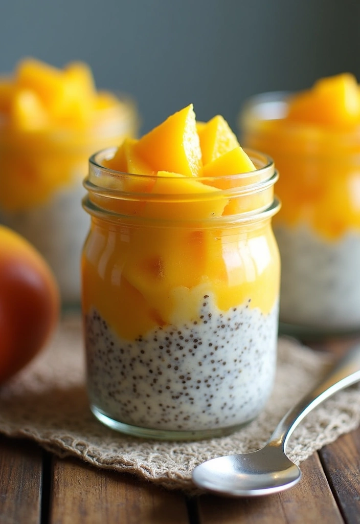 24 Original Recipes That Will Make Healthy Eating a Breeze (You Won't Believe #7!) - 19. Mango Chia Seed Pudding