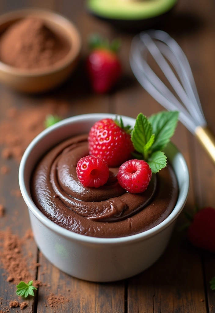 24 Original Recipes That Will Make Healthy Eating a Breeze (You Won't Believe #7!) - 24. Chocolate Avocado Mousse