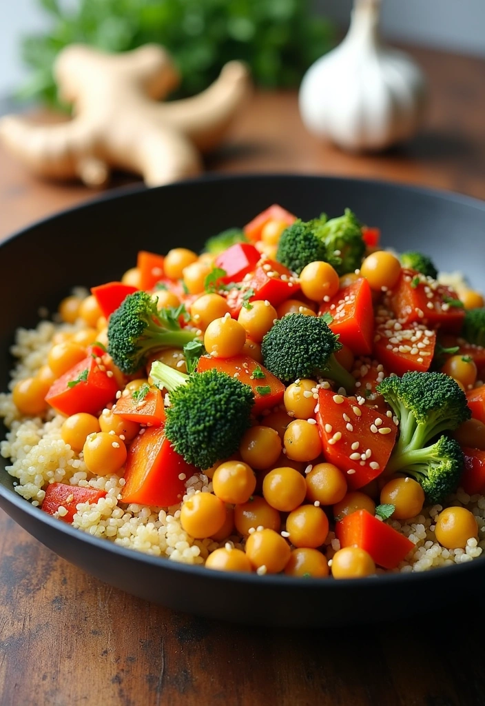 24 Original Recipes That Will Make Healthy Eating a Breeze (You Won't Believe #7!) - 3. Chickpea Stir-Fry