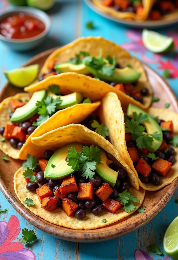 24 Original Recipes That Will Make Healthy Eating a Breeze (You Won't Believe #7!) - 4. Sweet Potato & Black Bean Tacos