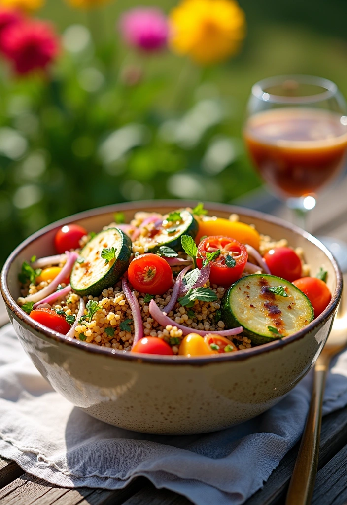 24 Original Recipes That Will Make Healthy Eating a Breeze (You Won't Believe #7!) - 7. Grilled Vegetable Quinoa Bowl