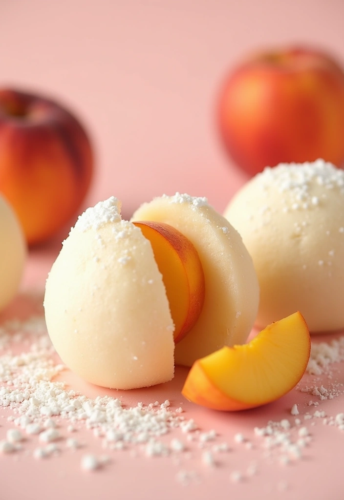 24 Whole Peach Mochi Recipes That'll Make You Scream 'YUM!' - 1. Classic Peach Mochi