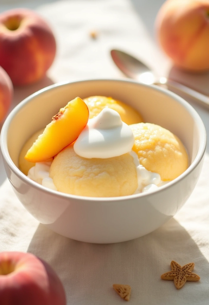 24 Whole Peach Mochi Recipes That'll Make You Scream 'YUM!' - 14. Peach Mochi with Yogurt