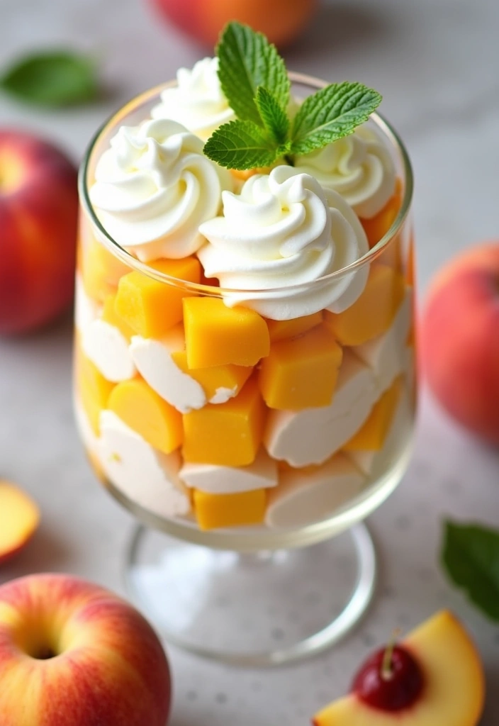 24 Whole Peach Mochi Recipes That'll Make You Scream 'YUM!' - 5. Peach Mochi Trifle