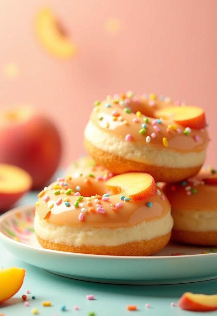 24 Whole Peach Mochi Recipes That'll Make You Scream 'YUM!' - 6. Peach Mochi Donuts