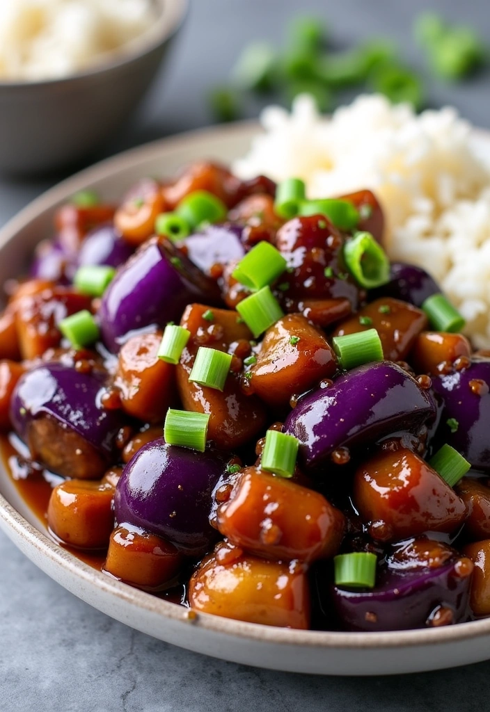 21 Irresistibly Delicious Sweet and Sour Pork Recipes You Must Try Today! - 20. Sweet and Sour Pork with Eggplant