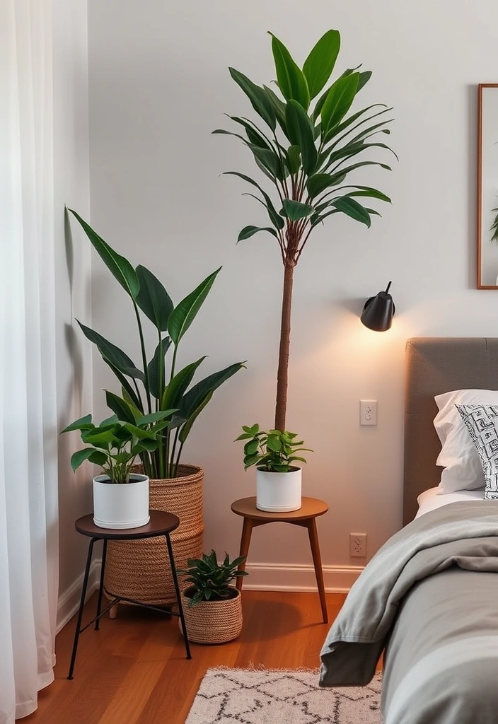 21 Plants in Bedroom Ideas That Will Transform Your Space into a Lush Oasis! - 5. Lush Green Corner