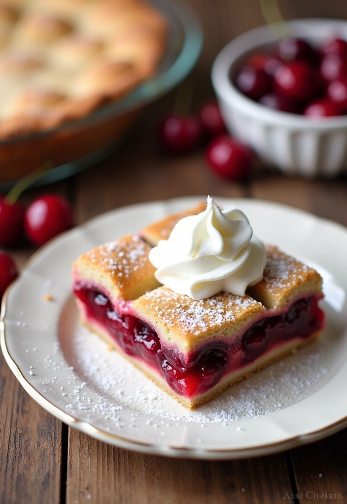 25 Cherry Pie Bars Recipes That Will Make Your Taste Buds Dance! - 1. Classic Cherry Pie Bars