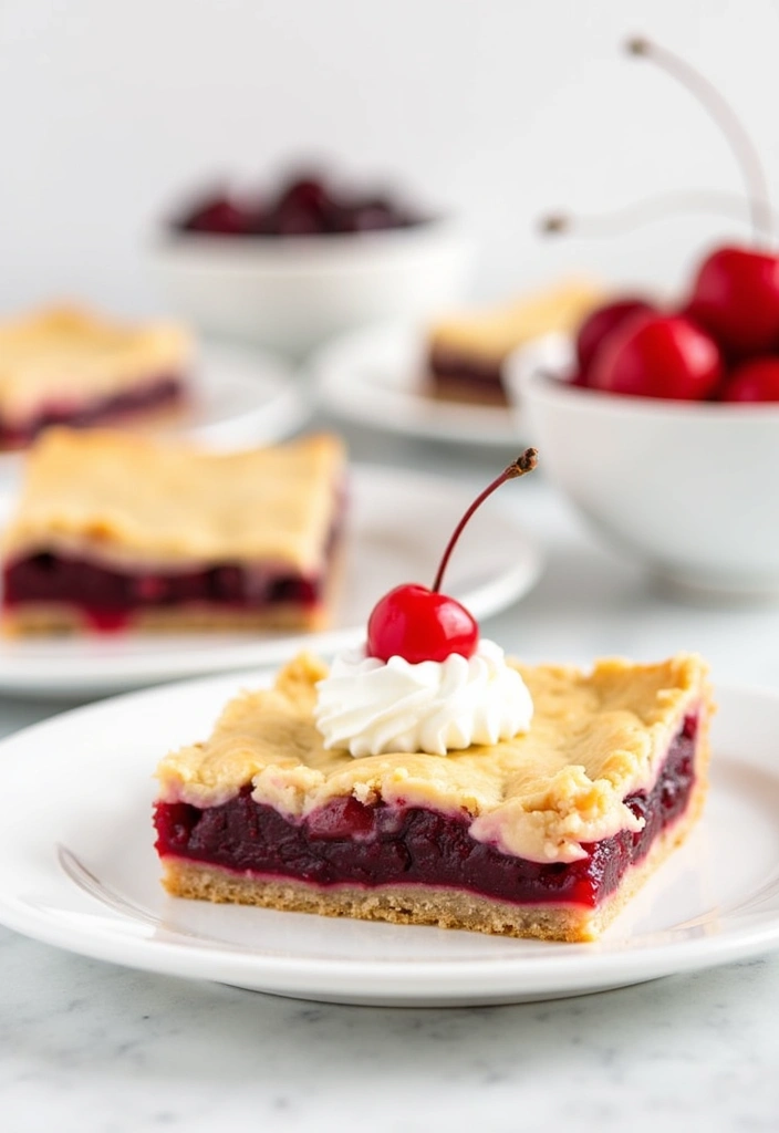 25 Cherry Pie Bars Recipes That Will Make Your Taste Buds Dance! - 10. Gluten-Free Cherry Pie Bars