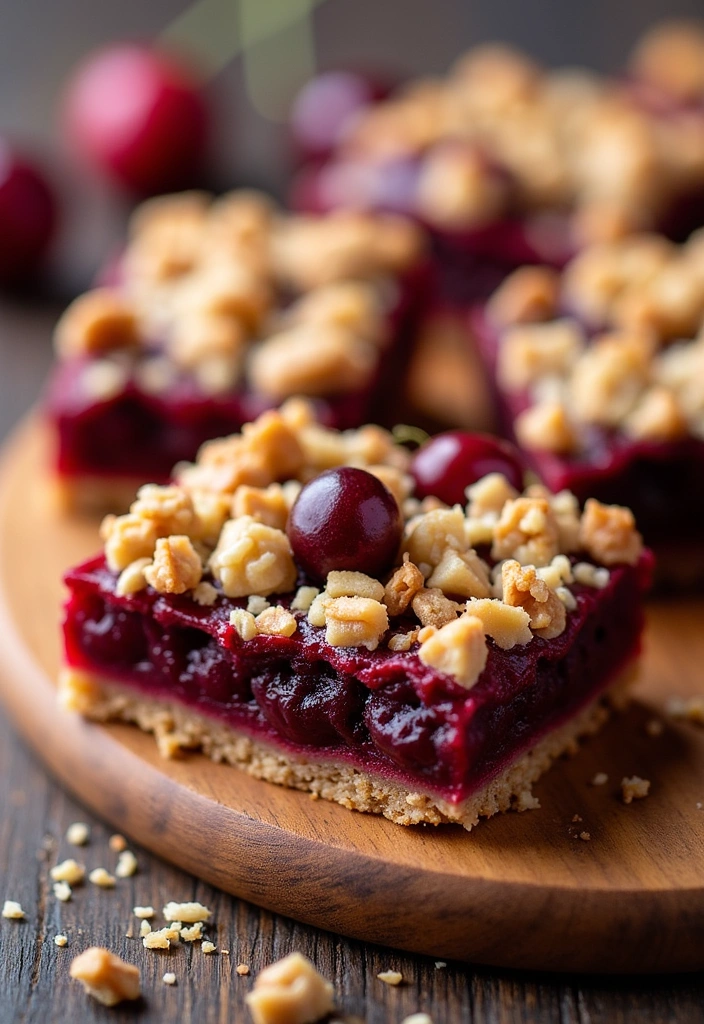 25 Cherry Pie Bars Recipes That Will Make Your Taste Buds Dance! - 13. Cherry Pie Bars with Nut Crust