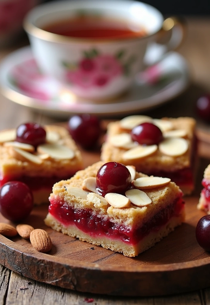 25 Cherry Pie Bars Recipes That Will Make Your Taste Buds Dance! - 2. Almond Cherry Pie Bars