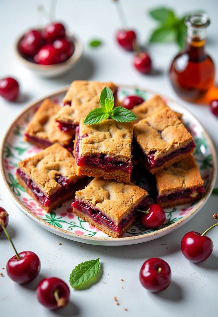 25 Cherry Pie Bars Recipes That Will Make Your Taste Buds Dance! - 3. Vegan Cherry Pie Bars