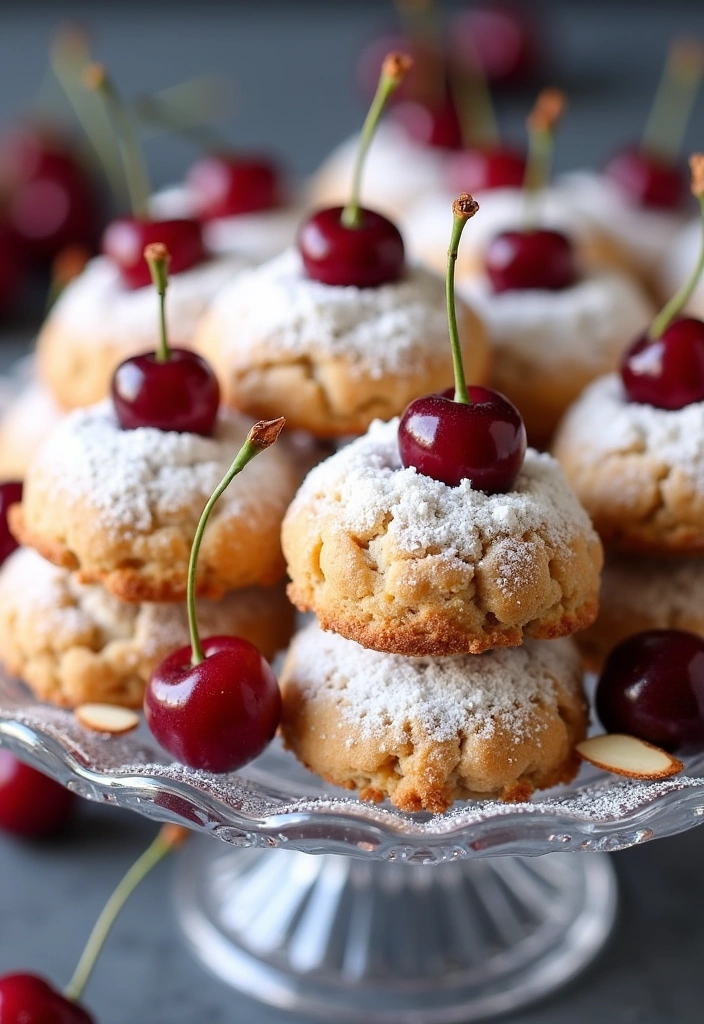 25 Churro Cheesecake Donut Cookies Recipes That Will Blow Your Mind! - 10. Cherry Almond Churro Cheesecake Cookies