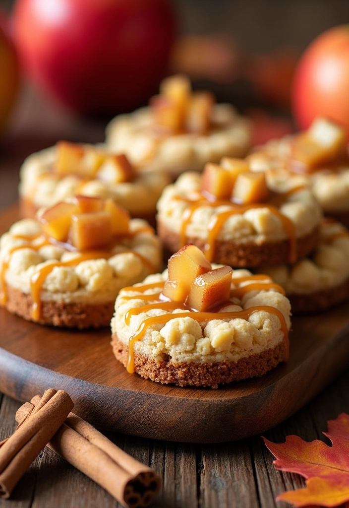 25 Churro Cheesecake Donut Cookies Recipes That Will Blow Your Mind! - 13. Caramel Apple Churro Cheesecake Cookies