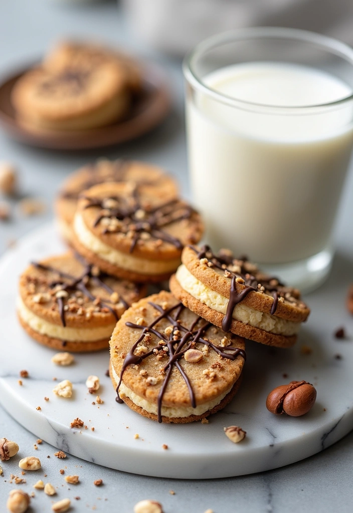 25 Churro Cheesecake Donut Cookies Recipes That Will Blow Your Mind! - 14. Hazelnut Praline Churro Cheesecake Cookies