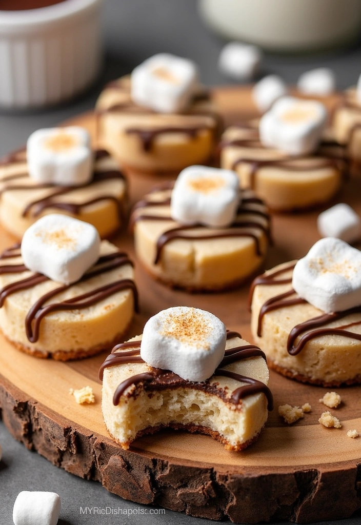 25 Churro Cheesecake Donut Cookies Recipes That Will Blow Your Mind! - 5. S'mores Churro Cheesecake Cookies