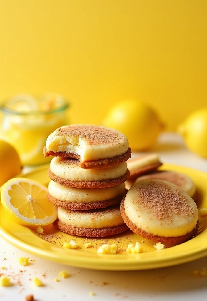 25 Churro Cheesecake Donut Cookies Recipes That Will Blow Your Mind! - 8. Lemon Zest Churro Cheesecake Cookies