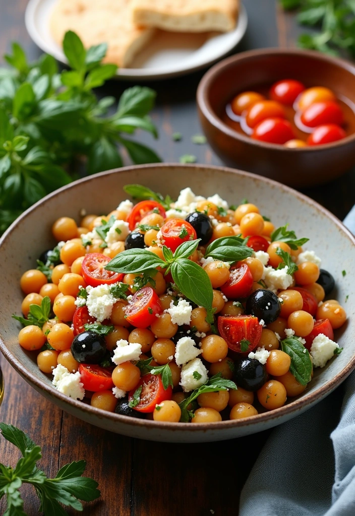 25 Easy Sunday Dinner Ideas That Will Make Your Family Say 'Wow!' - 10. Mediterranean Chickpea Salad