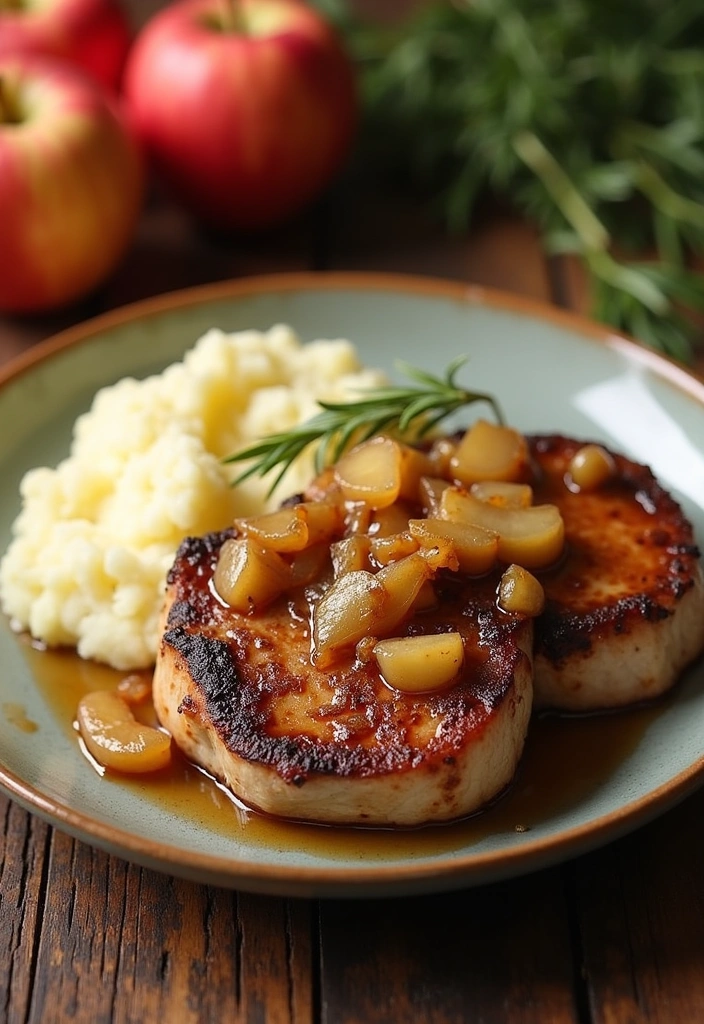 25 Easy Sunday Dinner Ideas That Will Make Your Family Say 'Wow!' - 11. Pork Chops with Apples and Onions