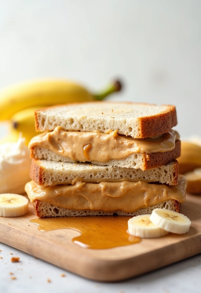 25 High Protein Lunch Ideas That Will Fuel Your Day (You Won't Believe #12!) - 10. Almond Butter and Banana Sandwich