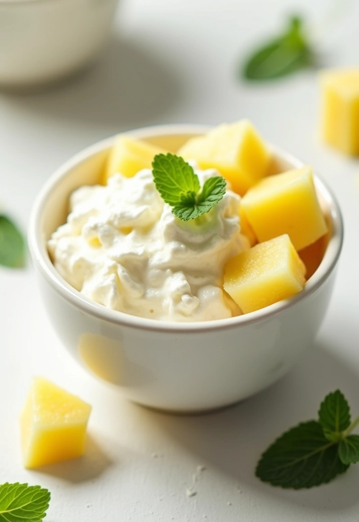 25 High Protein Lunch Ideas That Will Fuel Your Day (You Won't Believe #12!) - 6. Cottage Cheese and Pineapple Bowl