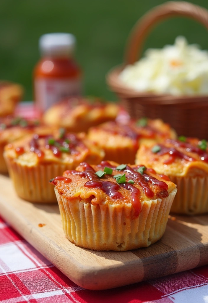 25 Lasagna Cupcakes Recipes That Will Blow Your Mind (You Won't Believe #12!) - 8. BBQ Chicken Lasagna Cupcakes