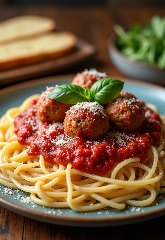 25 Meatball Dinner Recipes That Will Make Tonight's Dinner a Breeze! - 1. Classic Spaghetti and Meatballs